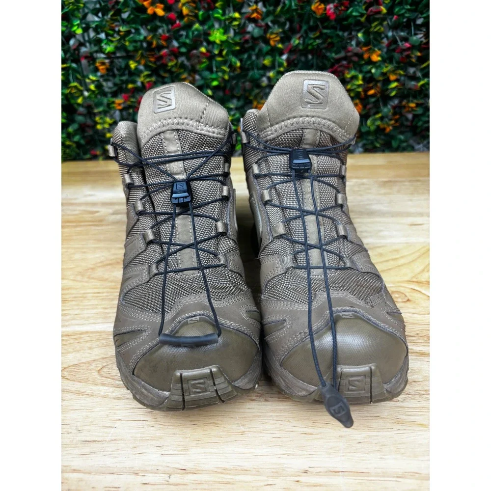 Salomon XA Forces Mid Men's Size 7.5 Earth Brown Tactical Hiking Boots
